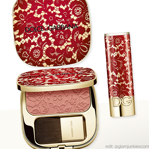 Neu] Dolce & Gabbana Red Lace Edition Make-Up Collection ⋆