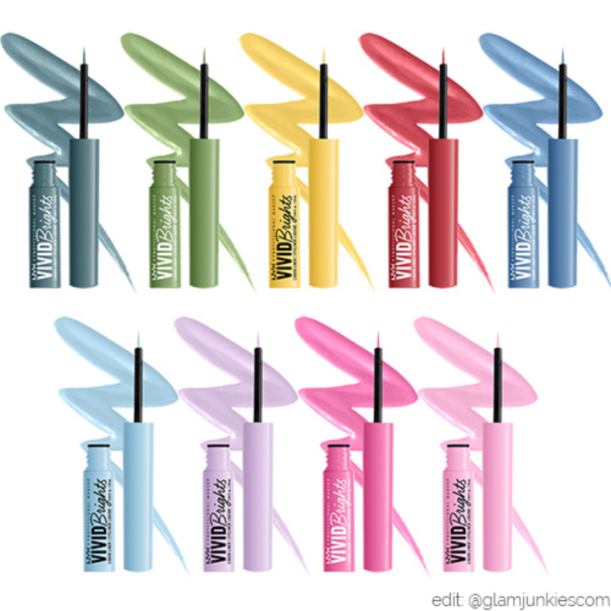 Nyx Professional Makeup Vivid Brights Colored Liquid Eyeliner ⋆ 