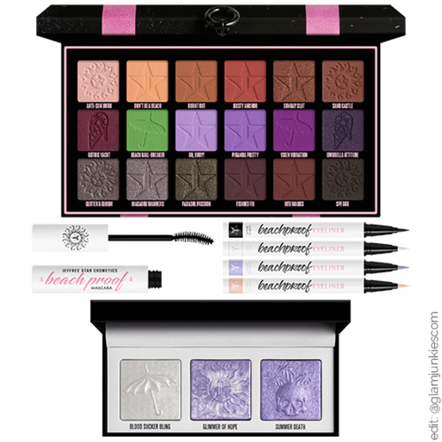 Jeffree Star Cosmetics Gothic Beach Collection jetzt in Europa