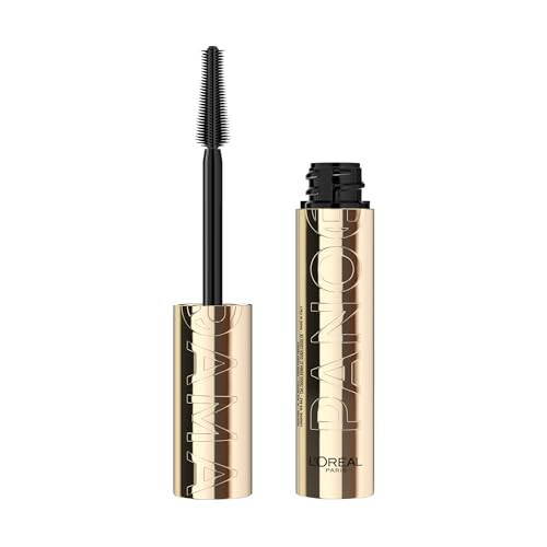 L'Oréal Paris Mascara, Wimperntusche für extra Definition und extra Volumen, Mit Panorama-Bürste und Panorama Effekt, Volume Million Lashes, Black (Schwarz), 1 x 10,5 ml