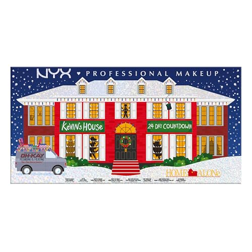 NYX Professional Makeup Home Alone Adventskalender 2024 – limitiert mit 24 Beauty-Überraschungen in Originalgröße, 1 Stk