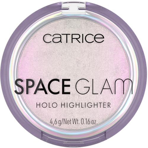 Catrice Space Glam Holo Highlighter, Nr. 010, Mehrfarbig, langanhaltend, sofortiges Ergebnis, intensiv, schimmernd, vegan, ölfrei, ohne Parfüm, ohne Alkohol, 1er Pack (4.6g)