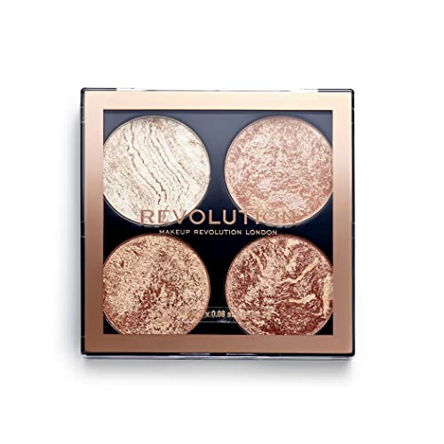 MakeUp Revolution, Wangen Kit Don't Hold Back, 4 Farbtöne, 8.8g