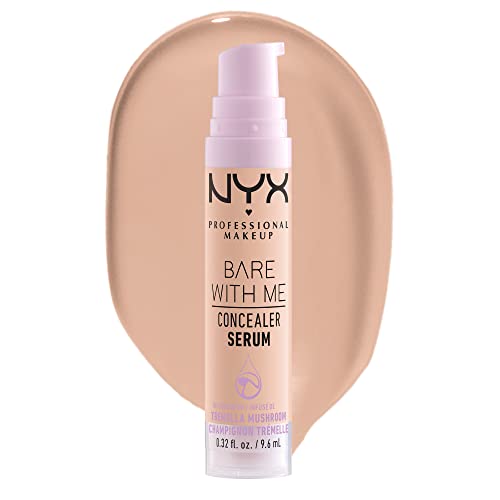 NYX Professional Makeup Abdeckendes Serum mit natürlichem Finish und mittlerer Deckkraft, Bare With Me Concealer Serum, Light, 9,6 ml