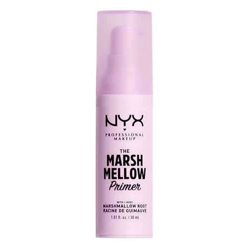 NYX Professional Makeup Primer, Makeup Basis mit veganer Formel, Vielseitiger Primer für einen gleichmäßigen Teint, The Marshmellow, 30 ml