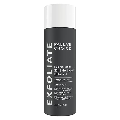 Paula's Choice SKIN PERFECTING 2% BHA Liquid Peeling - Gesichtspeeling mit Salicylsäure - Bekämpft Unreine Haut & Mitesser - Verkleinert Poren Sichtbar - Mischhaut, Fettige & Akne Haut - 118 ml