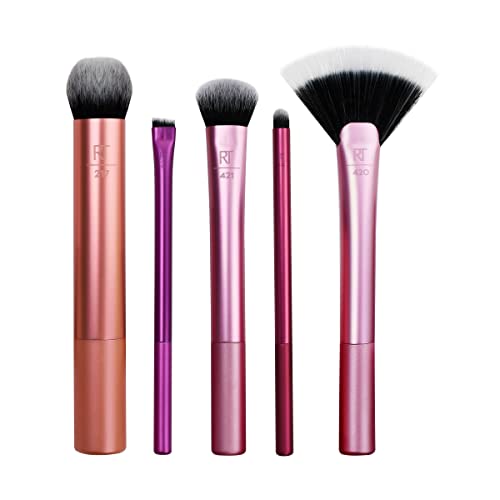 Real Techniques Artist Essentials Complete Face Makeup Brush Set for Makeup Artist Inspired Looks