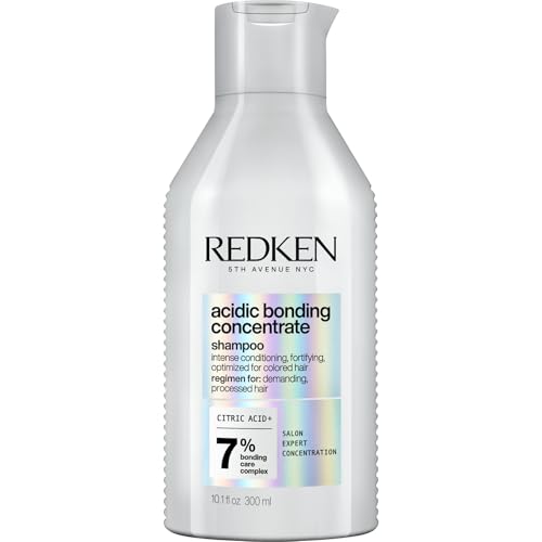 Redken Pflegendes Haarshampoo mit intensivem Schutz vor Farbverlust, Konzentrierte All-In-One Formel, Acidic Bonding Concentrate Shampoo, 1 x 300 ml