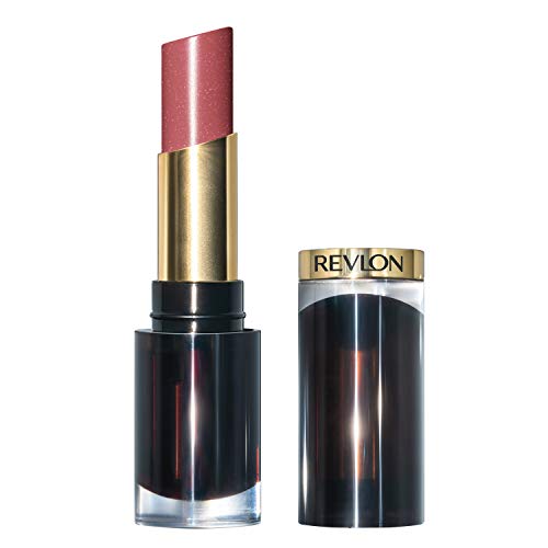 Revlon Super Lustrous Glass Shine Lipstick, High Gloss Lip Colour with Moisturising Creamy Formula, Enriched with Hyaluronic Acid, Aloe and Rose Quartz, 003 Glossed Up Rose, 3.1 g