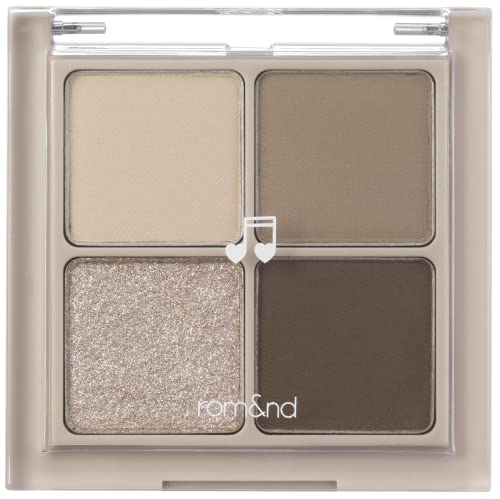 rom&nd romand Besser als Augen6 Farben | Basics Lidschatten-Palette, samtige Textur, langanhaltendes Make-up, Galaxy Pearl Glitter, MLBB, MEBB| 6g/0,21oz Nr. M02 TROCKENE BUCHWEIZENBLUME