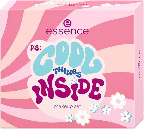 essence PS: cool things inside makeup set, Multi Set, glänzend, acetonfrei, vegan, ohne Mikroplastikpartikel, ohne Parabene, 1er Pack (1pcs)